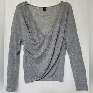 SHEIN Women's Gray Longsleeve Top Size Small